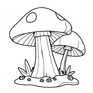 Super-Pilz Power-Up Ausmalbild | Mario Power-Ups Ausmalbild