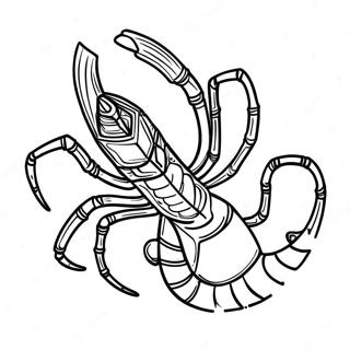 Skorpion Ausmalbild | Skorpion Ausmalbild