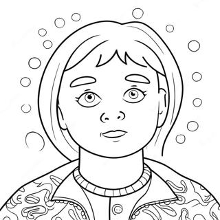 ADHS Bewusstseins Ausmalbild | ADHS Ausmalbild