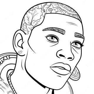 Ja'Marr Chase Ausmalbild | Ja'Marr Chase Ausmalbild