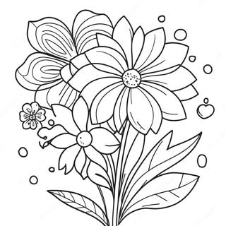 Blumen Muttertag Ausmalbild | Blumen Muttertag Ausmalbild