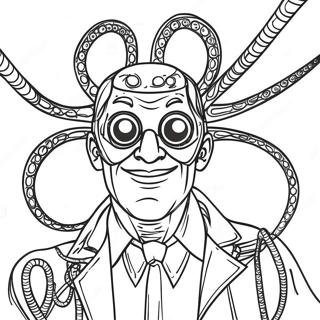 Doc Ock mit Tentakeln Ausmalbild | Doc Ock Ausmalbild