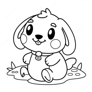 Pochacco Ausmalbild | Pochacco Ausmalbild