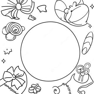 Festliches Additions-Ausmalbild | Weihnachtsmathematik Ausmalbild
