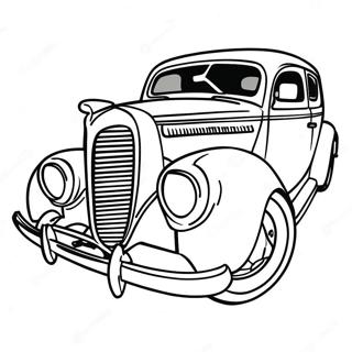 Einfaches Auto-Ausmalbild | Einfaches Auto Ausmalbild