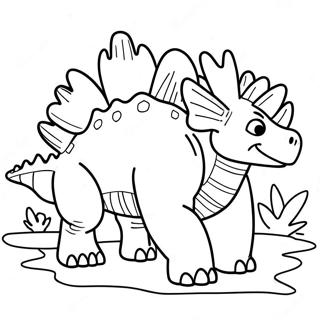 Stegosaurus Ausmalbild | Stegosaurus Ausmalbild
