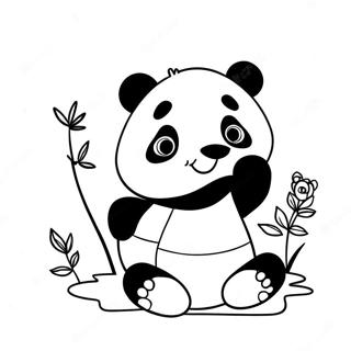 Mimi Panda Ausmalbild | Mimi Panda Ausmalbild