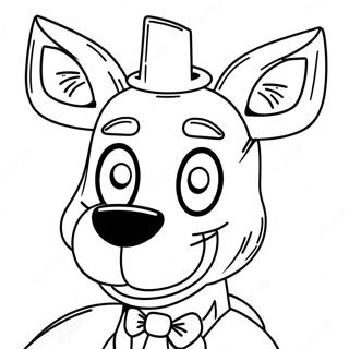 Mangle FNAF Ausmalbild | Mangle FNAF Ausmalbild
