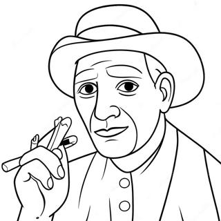 Picasso Ausmalbild | Picasso Ausmalbild