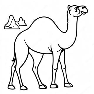 Kamel Ausmalbild | Kamel Ausmalbild