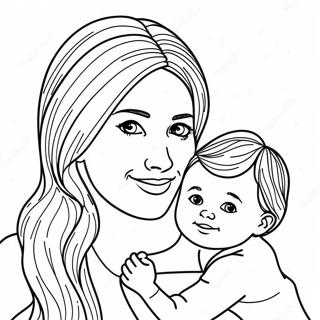 Mama und Ich Ausmalbild | Mama und Ich Ausmalbild