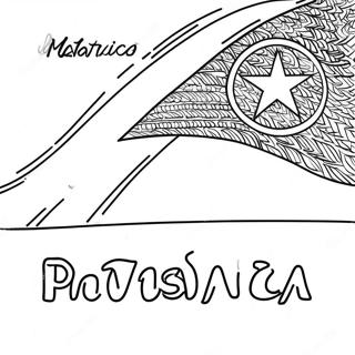 Kuba Flagge Ausmalbild | Kuba Ausmalbild