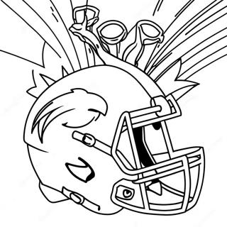Superbowl Football Ausmalbild | Superbowl Ausmalbild