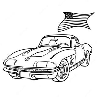 Corvette Ausmalbild | Corvette Ausmalbild