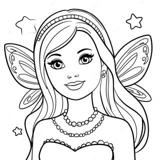 Barbie Fee Ausmalbild | Barbie Fee Ausmalbild