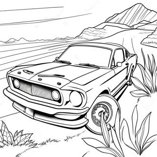 Mustang Ausmalbild | Mustang Ausmalbild