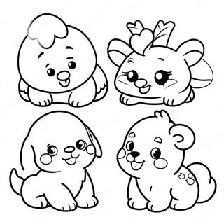 Niedliche Babytiere Ausmalbild | BabyFirst Ausmalbild
