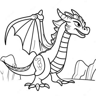 Ninjago Drachenkampf Ausmalbild | Drachen Ninjago Ausmalbild