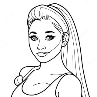 Ariana Grande Ausmalbild | Ariana Grande Ausmalbild