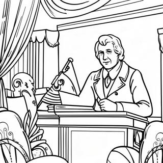 Bill of Rights Ausmalbild | Verfassung Ausmalbild