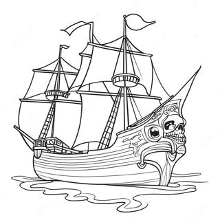 Piratenschiffe Malvorlagen
