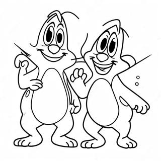 Ren und Stimpy Ausmalbild | Ren und Stimpy Ausmalbild