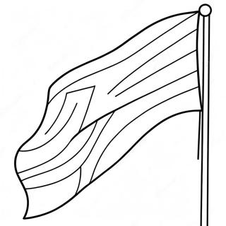 LGBTQ Stolz Flagge Ausmalbild | LGBTQ Ausmalbild