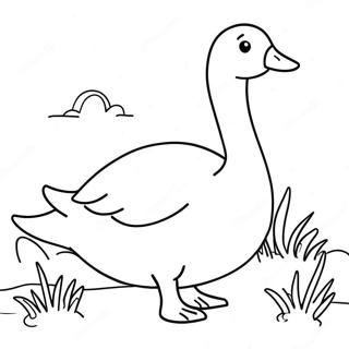 Gans Ausmalbild | Gans Ausmalbild