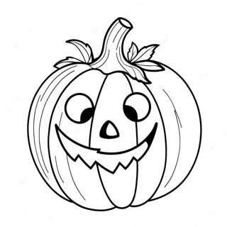 Jack O'Lantern Ausmalbild | Kürbislaterne Ausmalbild