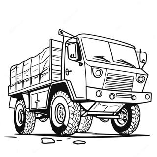 Armee Lastwagen Ausmalbild | Armee Lastwagen Ausmalbild