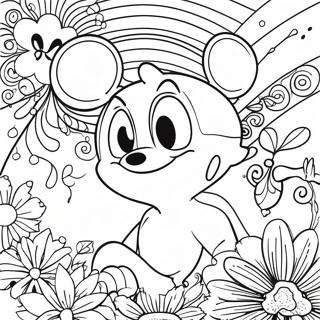 Disney Trippy Ausmalbild | Disney Trippy Ausmalbild
