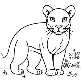 Puma Ausmalbild | Puma Ausmalbild