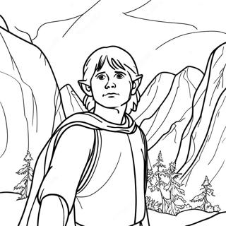 Der Herr der Ringe Ausmalbild | Der Herr der Ringe Ausmalbild