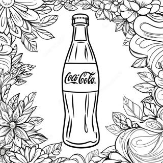Coca Cola Flasche Ausmalbild | Coca Cola Ausmalbild