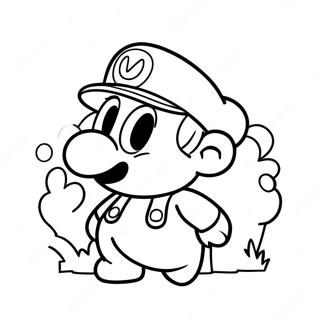 Super Mario Odyssey Cappy Ausmalbild | Super Mario Odyssey Cappy Ausmalbild