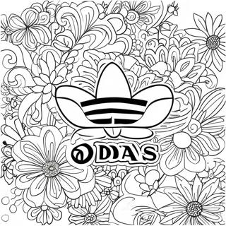 Adidas Logo Ausmalbild | Adidas Ausmalbild