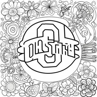 Ohio State Logo Ausmalbild | Ohio Staat Ausmalbild