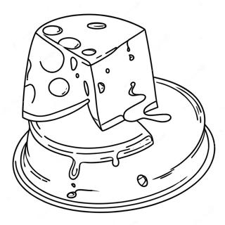 Käse Ausmalbild | Käse Ausmalbild