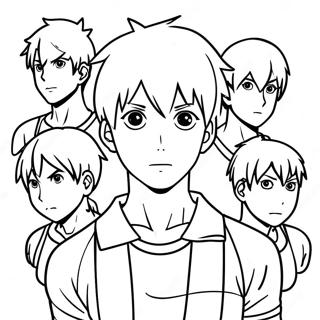 Haikyuu Ausmalbild | Haikyuu Ausmalbild
