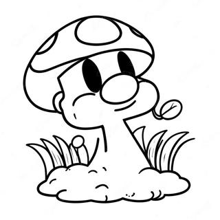 Mario Pilz Ausmalbild | Mario-Pilz Ausmalbild
