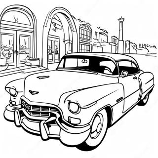 Cadillac Ausmalbild | Cadillac Ausmalbild