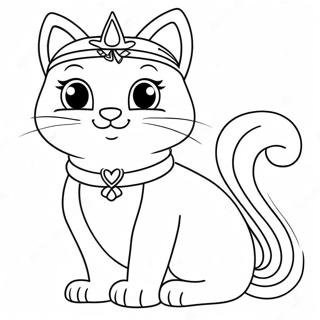 Prinzessin Kitty Ausmalbild | Prinzessin Kitty Ausmalbild