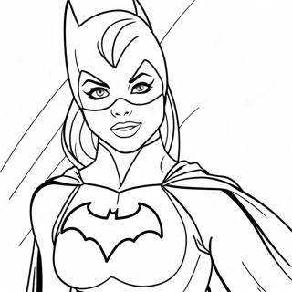 Batgirl Ausmalbild | Batgirl Ausmalbild