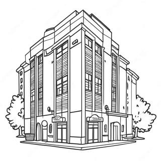 Gebäude Ausmalbild | Gebäude Ausmalbild