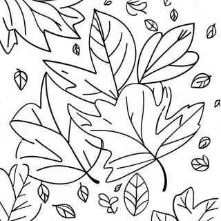 Herbstblätter Ausmalbild | Herbstblätter Ausmalbild