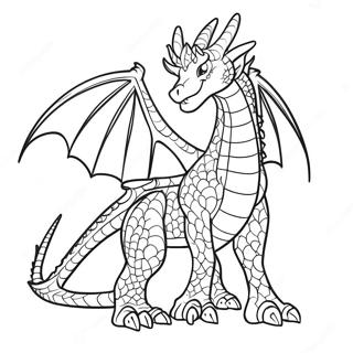 Majestätischer Drachenprinz Ausmalbild | Drachenprinz Ausmalbild