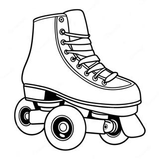 Bunte Rollschuhe Ausmalbild | Rollschuh Ausmalbild