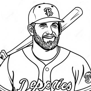 Bryce Harper Ausmalbild | Bryce Harper Ausmalbild