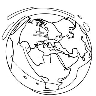 Geografie Ausmalbild | Geografie Ausmalbild