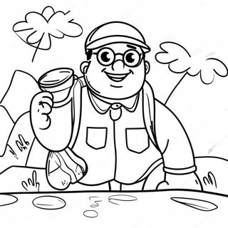 Wally Darling Abenteuer Ausmalbild | Wally Darling Ausmalbild
